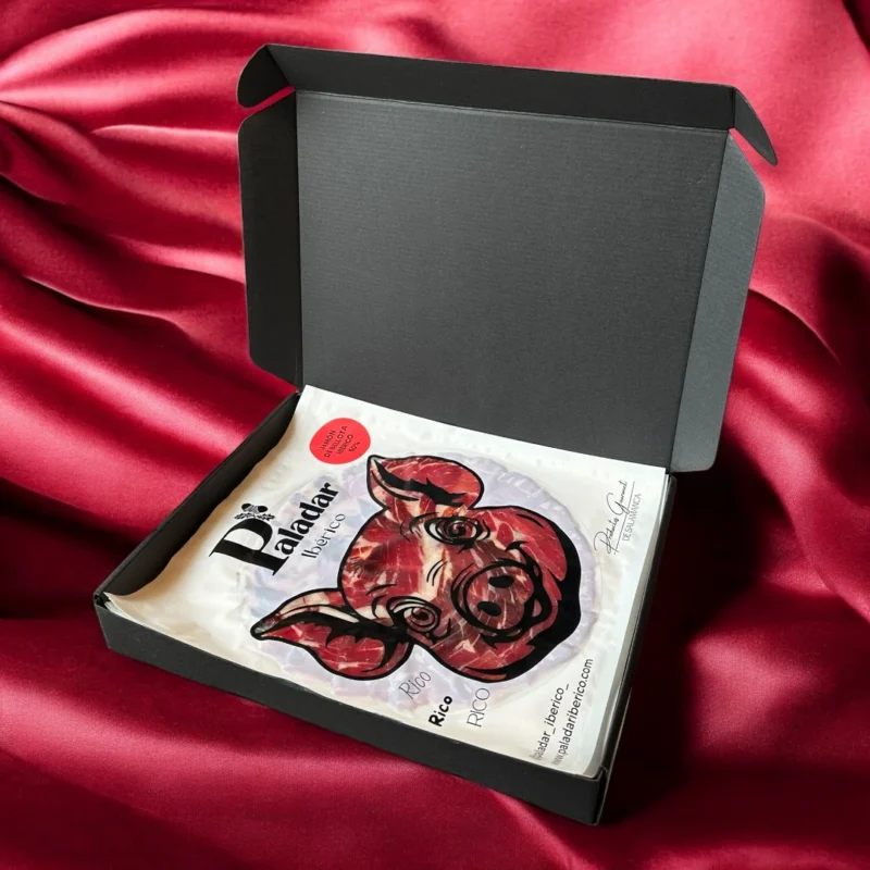 Comprar Jamon bellota caja, Cortado a cuchillo cortado por Raul Piriz para Paladar Iberico